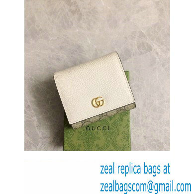 Gucci GG Marmont medium wallet 598587 White