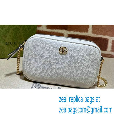 Gucci GG Marmont mini shoulder bag 772759 leather White