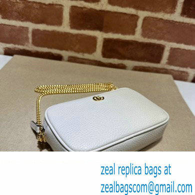 Gucci GG Marmont mini shoulder bag 772759 leather White - Click Image to Close