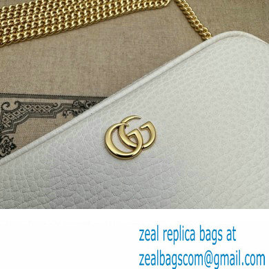 Gucci GG Marmont mini shoulder bag 772759 leather White