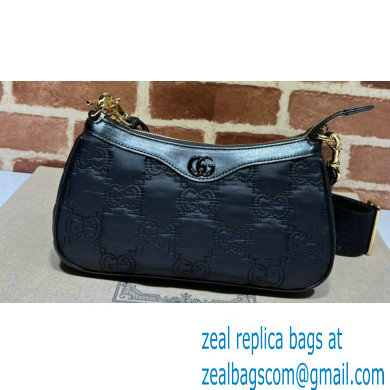 Gucci GG Matelasse handbag 735049 Nylon Black