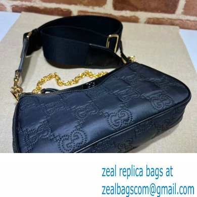 Gucci GG Matelasse handbag 735049 Nylon Black - Click Image to Close