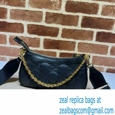 Gucci GG Matelasse handbag 735049 Nylon Black