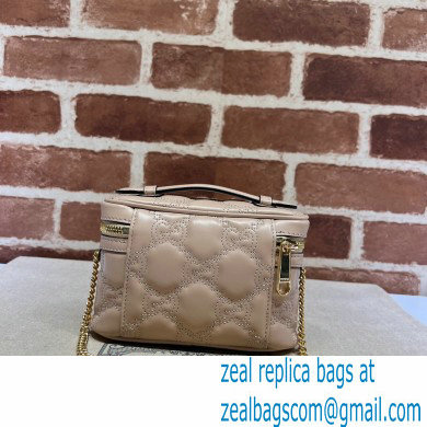 Gucci GG Matelasse top handle mini bag ?23770 Nude