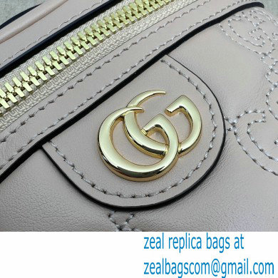 Gucci GG Matelasse top handle mini bag ?23770 Nude