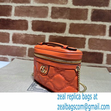 Gucci GG Matelasse top handle mini bag ?23770 Orange