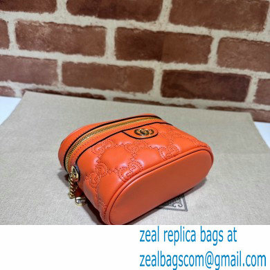 Gucci GG Matelasse top handle mini bag ?23770 Orange