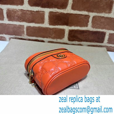 Gucci GG Matelasse top handle mini bag ?23770 Orange - Click Image to Close