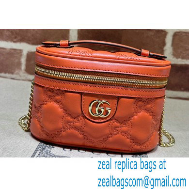 Gucci GG Matelasse top handle mini bag ?23770 Orange