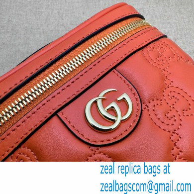 Gucci GG Matelasse top handle mini bag ?23770 Orange