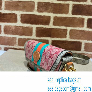 Gucci GG Supreme Web top handle mini bag 723762 Multicolour 2024