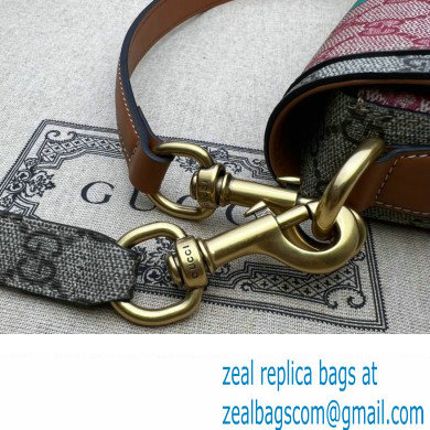 Gucci GG Supreme Web top handle mini bag 723762 Multicolour 2024