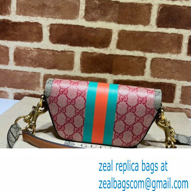 Gucci GG Supreme Web top handle mini bag 723762 Multicolour 2024