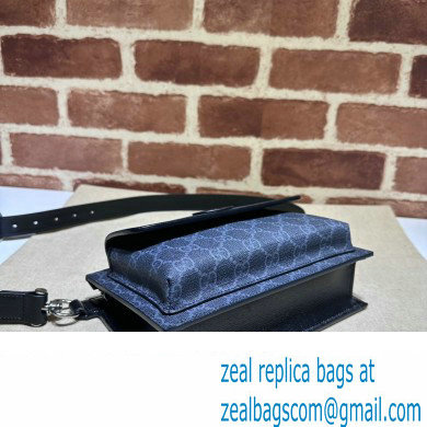 Gucci GG belt bag with Interlocking G 746300 Grey and black GG Supreme canvas 2024 - Click Image to Close