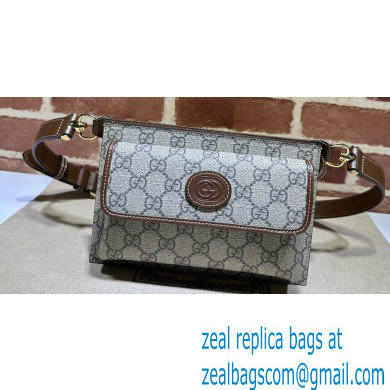 Gucci GG belt bag with Interlocking G 746300 beige and ebony Supreme 2024