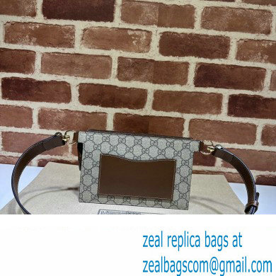 Gucci GG belt bag with Interlocking G 746300 beige and ebony Supreme 2024