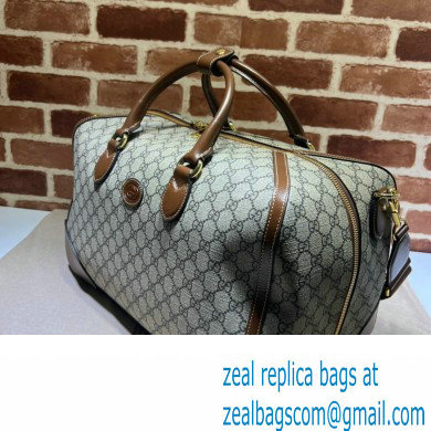 Gucci GG canvas Duffle bag with Interlocking G 696014 Beige 2023 - Click Image to Close