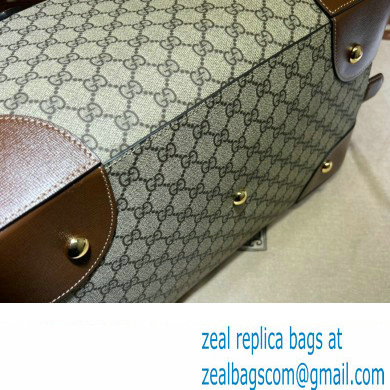 Gucci GG canvas Duffle bag with Interlocking G 696014 Beige 2023 - Click Image to Close