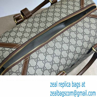 Gucci GG canvas Duffle bag with Interlocking G 696014 Beige 2023 - Click Image to Close