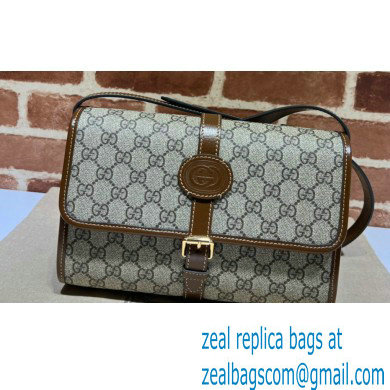 Gucci GG messenger bag with Interlocking G 745679 Beige - Click Image to Close