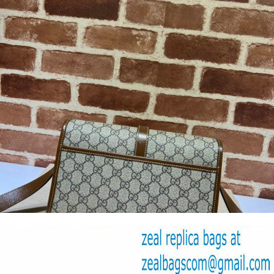 Gucci GG messenger bag with Interlocking G 745679 Beige