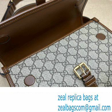 Gucci GG messenger bag with Interlocking G 745679 Beige