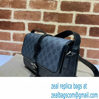 Gucci GG messenger bag with Interlocking G 745679 Black