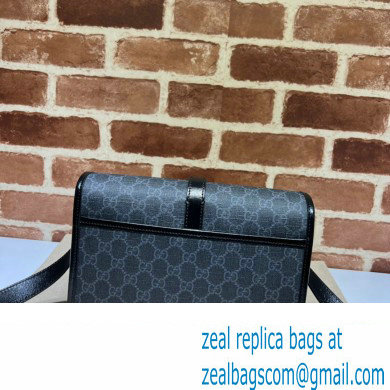 Gucci GG messenger bag with Interlocking G 745679 Black - Click Image to Close