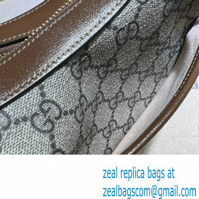 Gucci Half-moon-shaped mini bag with Interlocking G 726843 GG canvas Beige