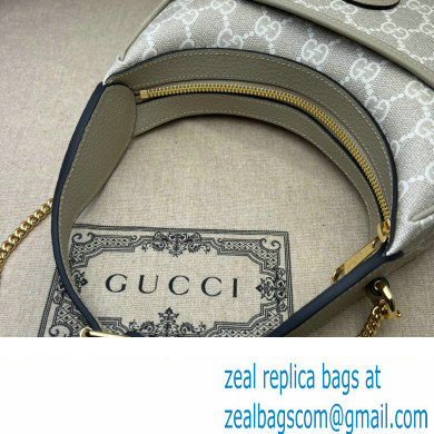 Gucci Half-moon-shaped mini bag with Interlocking G 726843 GG canvas Oatmeal - Click Image to Close