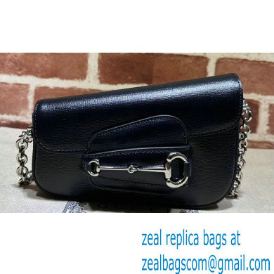 Gucci Horsebit 1955 Mini shoulder bag 774209 Leather Black