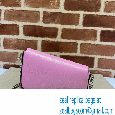 Gucci Horsebit 1955 Mini shoulder bag 774209 Leather Pink