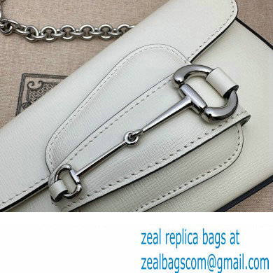 Gucci Horsebit 1955 Mini shoulder bag 774209 Leather White