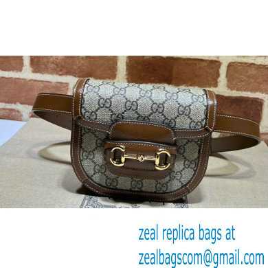 Gucci Horsebit 1955 rounded belt bag 760198 GG Canvas 2024 - Click Image to Close