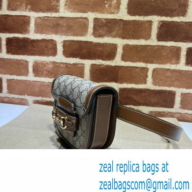 Gucci Horsebit 1955 rounded belt bag 760198 GG Canvas 2024