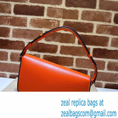 Gucci Horsebit 1955 small shoulder bag 764155 Leather Orange