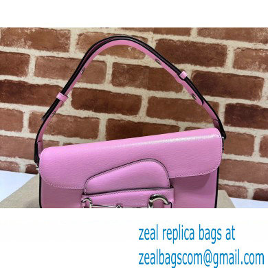Gucci Horsebit 1955 small shoulder bag 764155 Leather Pink