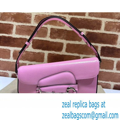 Gucci Horsebit 1955 small shoulder bag 764155 Leather Pink - Click Image to Close