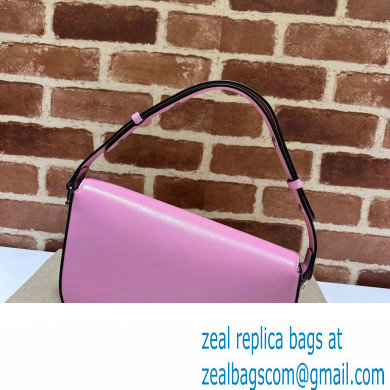 Gucci Horsebit 1955 small shoulder bag 764155 Leather Pink