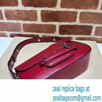 Gucci Horsebit 1955 small shoulder bag 764155 leather Red - Click Image to Close