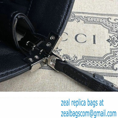 Gucci Horsebit Slim small shoulder bag 764191 Leather Black
