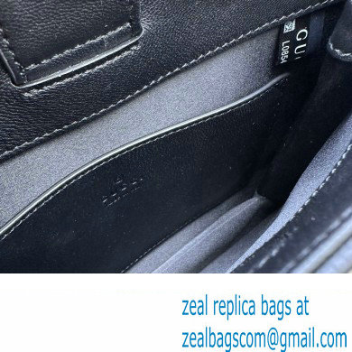 Gucci Horsebit Slim small shoulder bag 764191 Leather Black - Click Image to Close