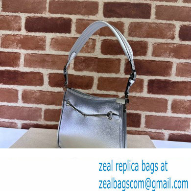 Gucci Horsebit Slim small shoulder bag 764191 Leather Metallic silver