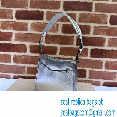 Gucci Horsebit Slim small shoulder bag 764191 Leather Metallic silver