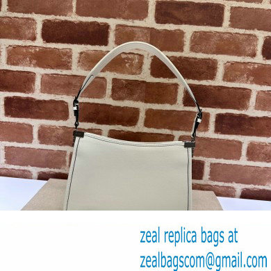 Gucci Horsebit Slim small shoulder bag 764191 Leather White