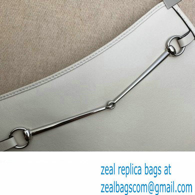 Gucci Horsebit Slim small shoulder bag 764191 Leather White