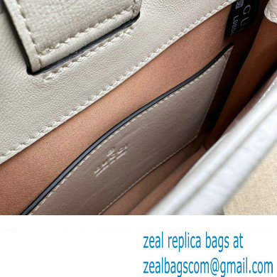 Gucci Horsebit Slim small shoulder bag 764191 Leather White - Click Image to Close