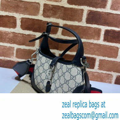 Gucci Jackie 1961 Mini Shoulder Bag 685127 Beige/Blue - Click Image to Close