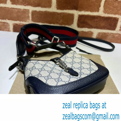 Gucci Jackie 1961 Mini Shoulder Bag 685127 Beige/Blue - Click Image to Close