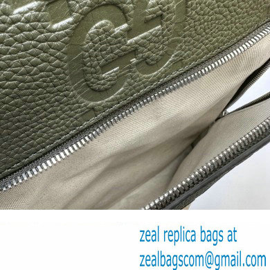 Gucci Jumbo GG Leather Large backpack bag 766932 Green